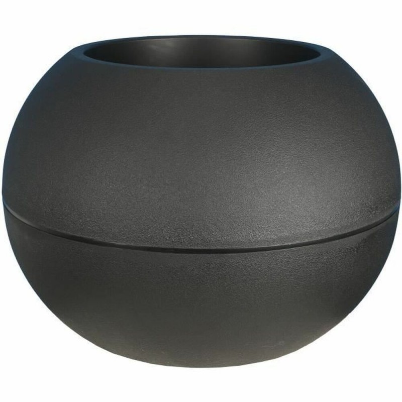 Plant pot Riviera Black Plastic...