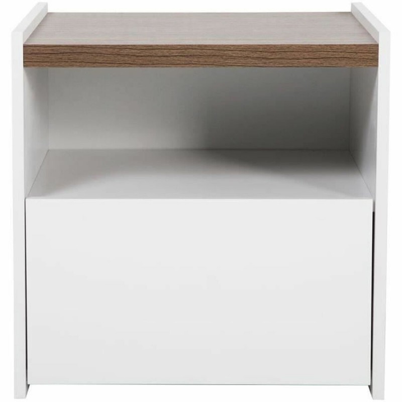 Nightstand Snow 48 x 40 x 30 cm White