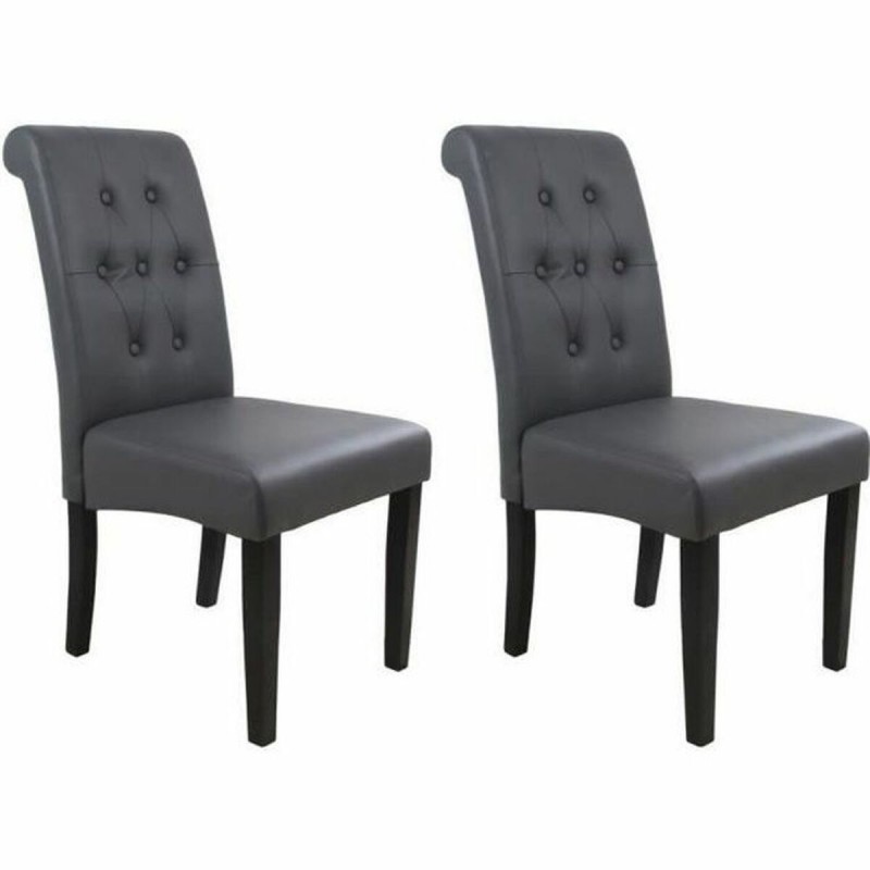 Dining Chair Grey 45 x 42 x 45 cm (2...