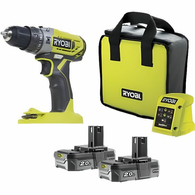 Hammerbohrer Ryobi R18PD2-0 2 Ah 18 V...