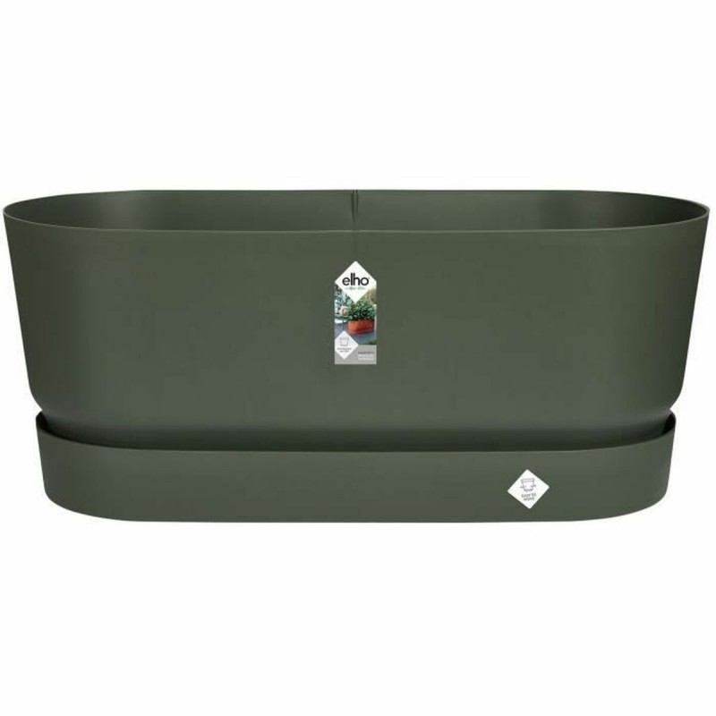 Planter Elho   60 cm Green Plastic Oval