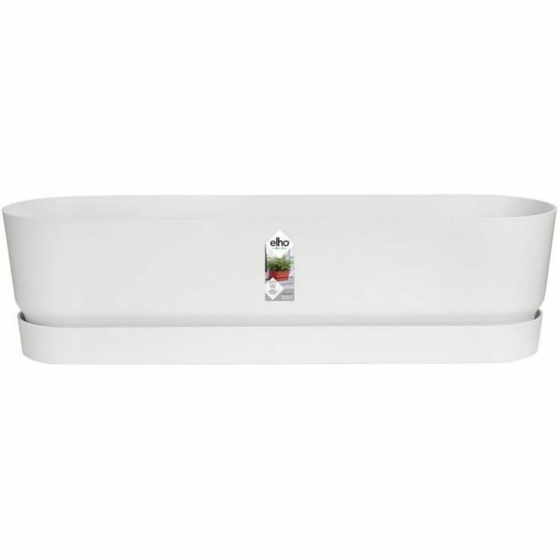 Planter Elho   White 70 cm Plastic Oval