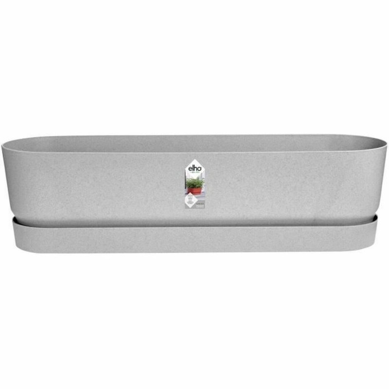 Planter Elho   Grey 70 cm Plastic Oval