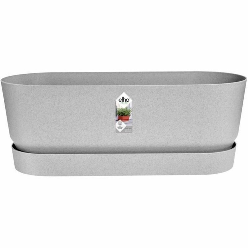 Planter Elho   Grey 50 cm Plastic Oval