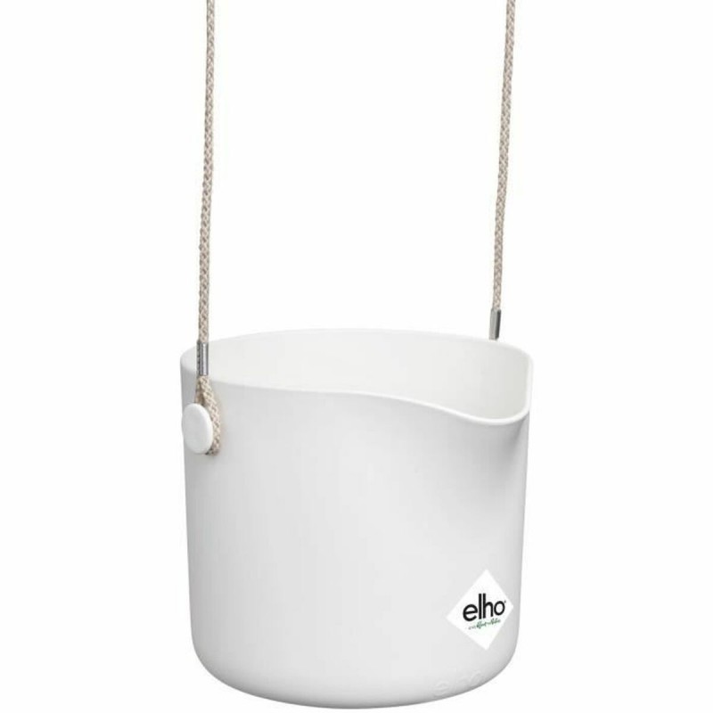 Hanging Planter Elho   White Circular...