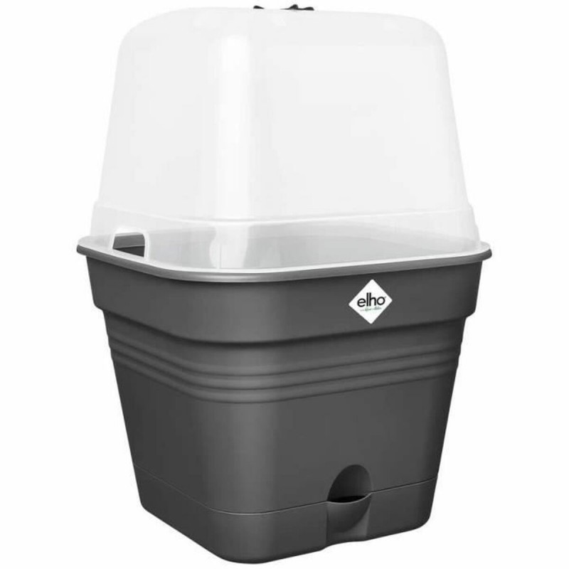 Plant pot Elho   With lid Black...