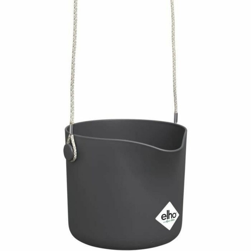 Hanging Planter Elho   Black Circular...