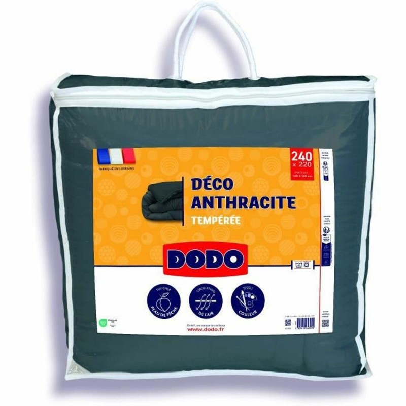 Bettdecke DODO Anthrazit 300 g/m² 220...