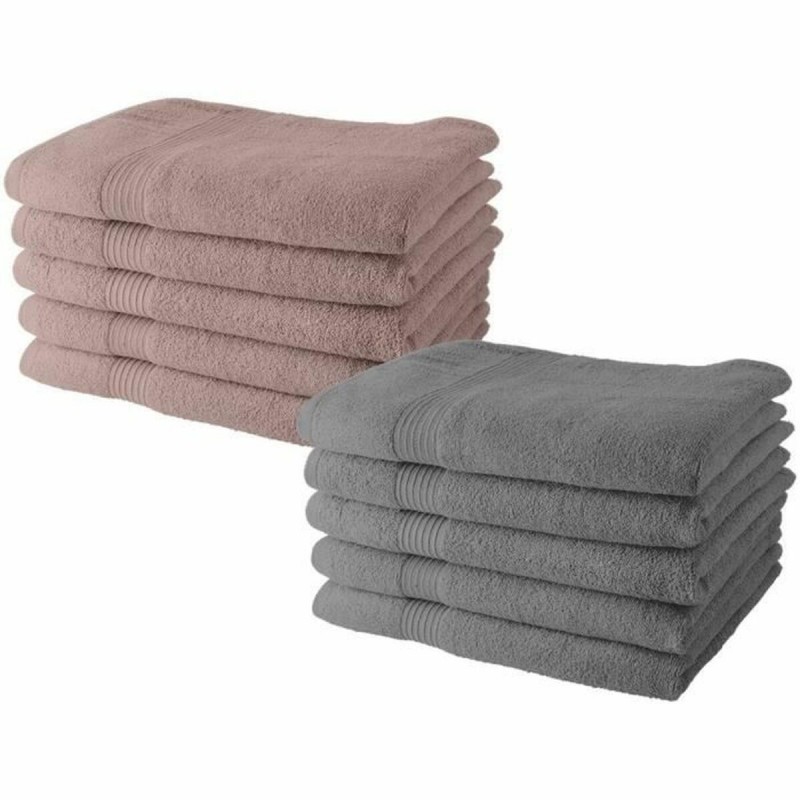 Towel set TODAY Grey 10 Pieces 70 x...