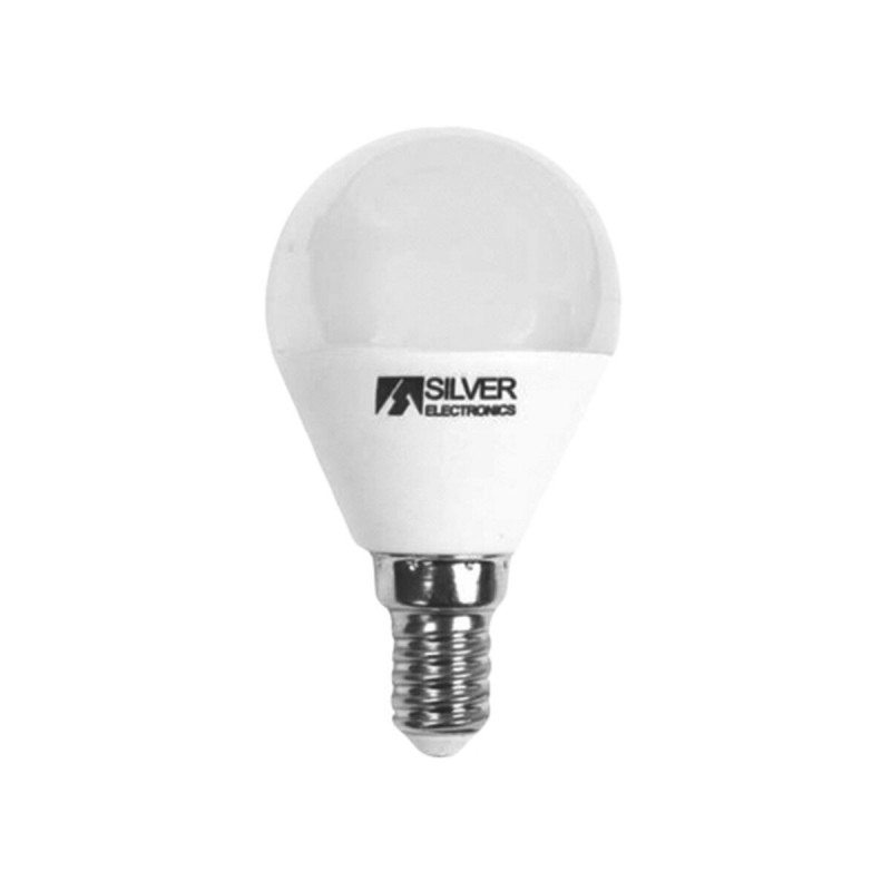 Spherical LED Light Bulb Silver...