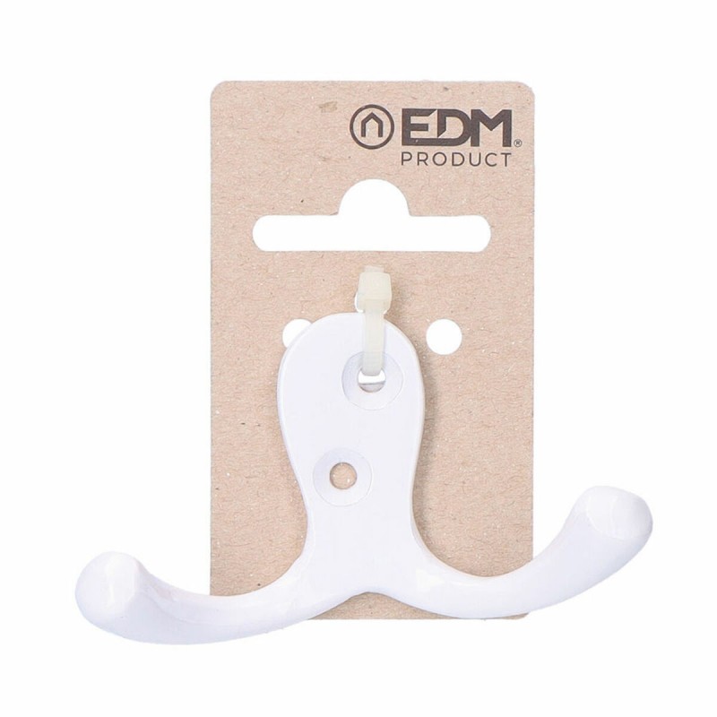 Door Hanger EDM Double Aluminium White