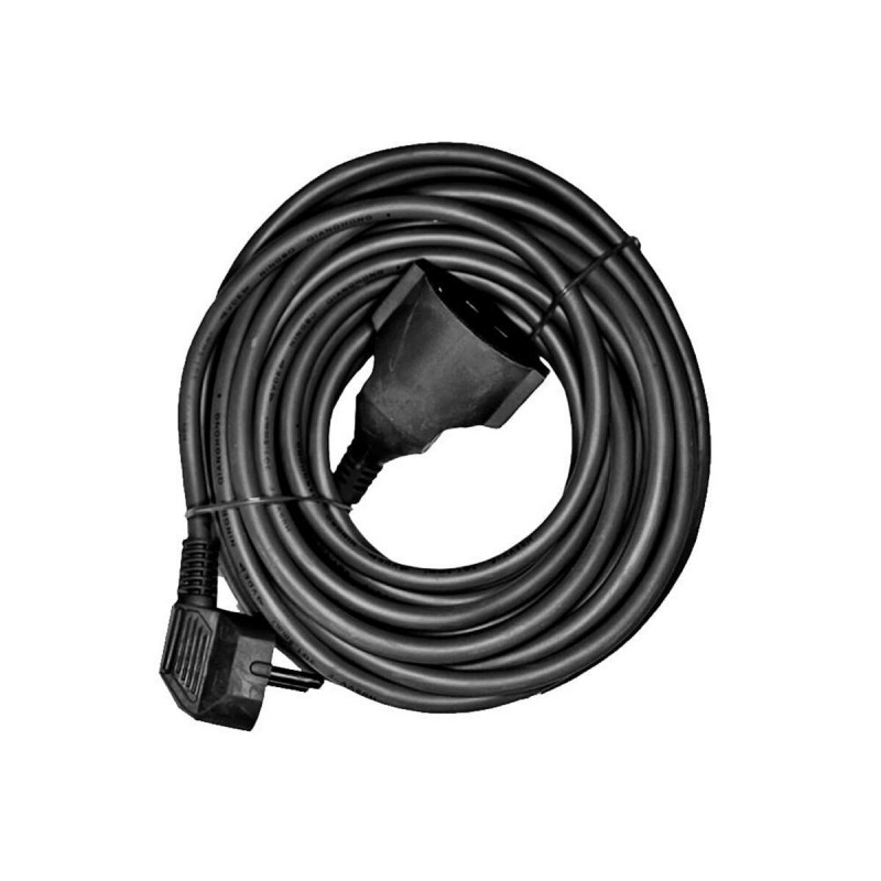 Extension Lead EDM Flexible Black 10...