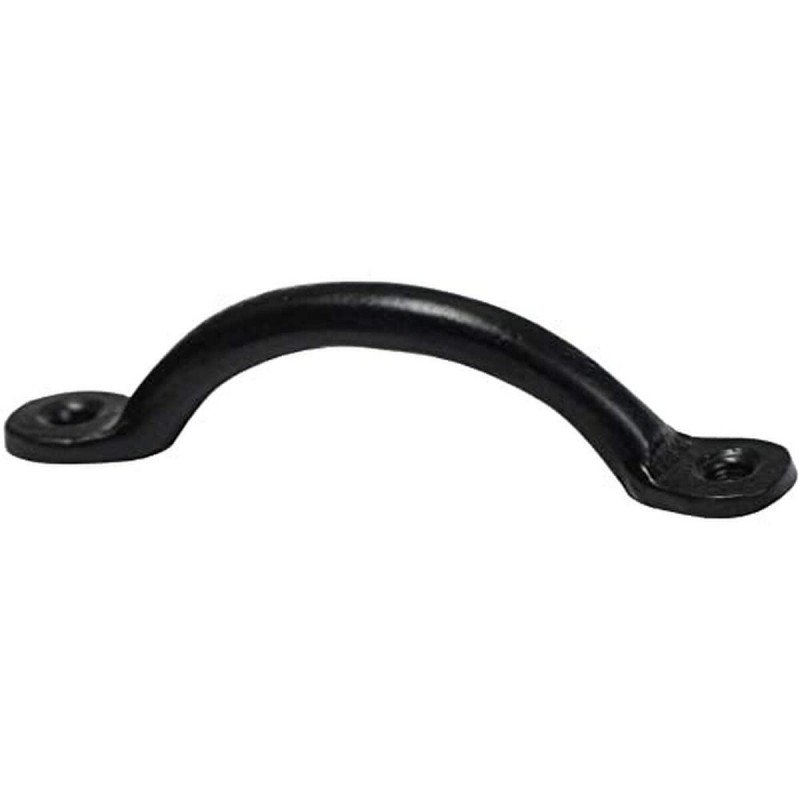 Door handle EDM Black Steel 100 mm