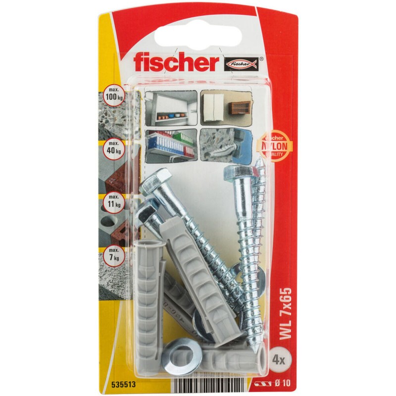 Wall plugs and screws Fischer 535513...