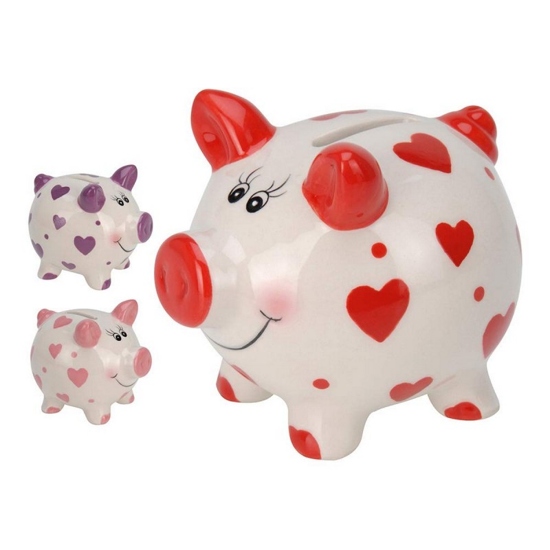 Money box 9 x 7,5 x 8 cm Ceramic Pig...