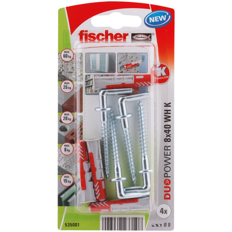 Inbusbouten Fischer DuoPower 535001...