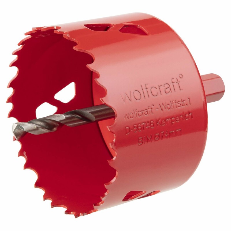 Kroonboor/freesmachine Wolfcraft Ø 74 mm