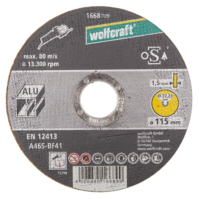 Disco da taglio Wolfcraft 1668999