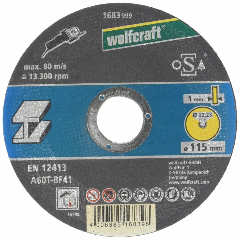 Disque de coupe Wolfcraft 1683999