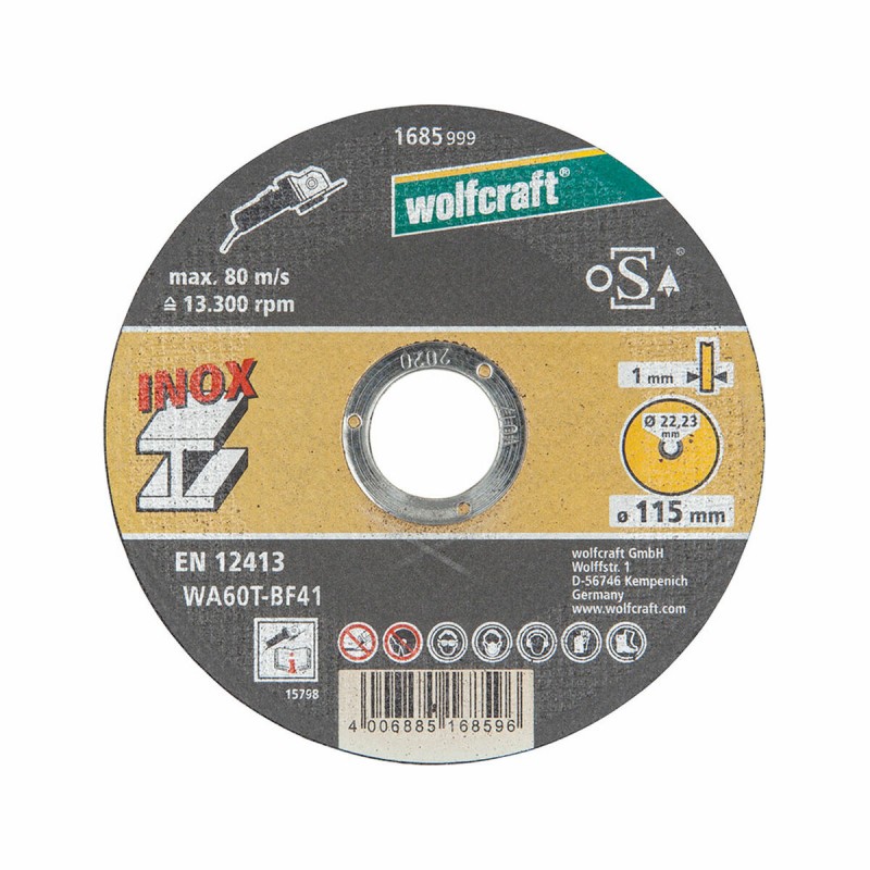 Disque de coupe Wolfcraft 1685999