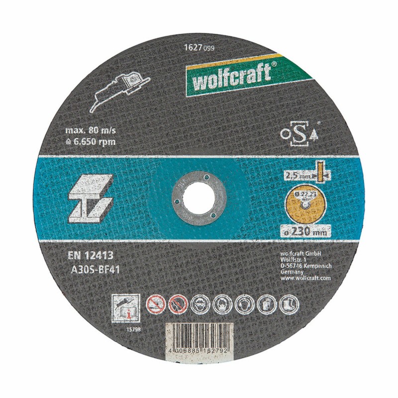 Disque de coupe Wolfcraft 1627099