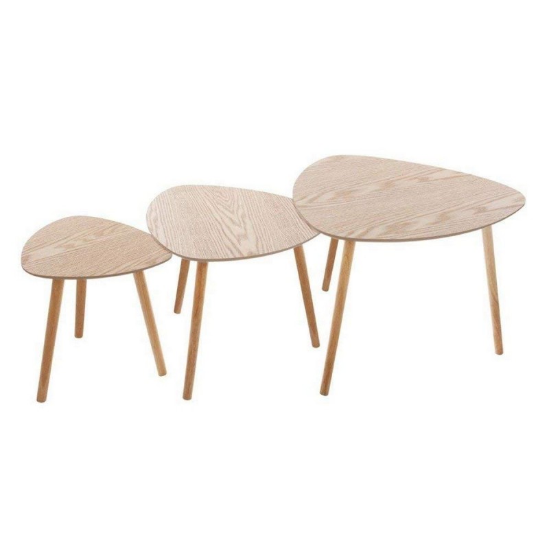 Jeu de 3 tables Atmosphera Mileo Bois