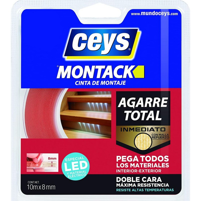 Cinta Adhesiva Ceys Montack (10 m x 8...