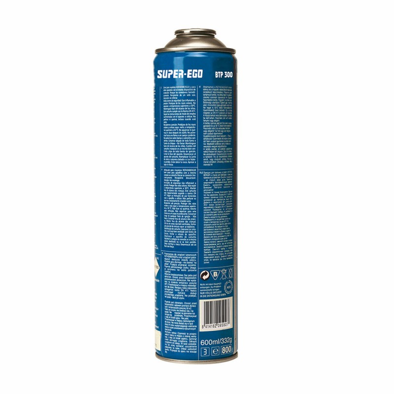 Gas cartridge Super Ego BTP300 600 ml