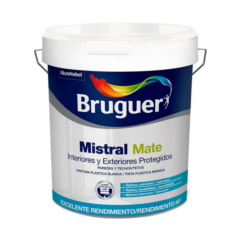 Peinture Bruguer Mistral 5586676 Noir...