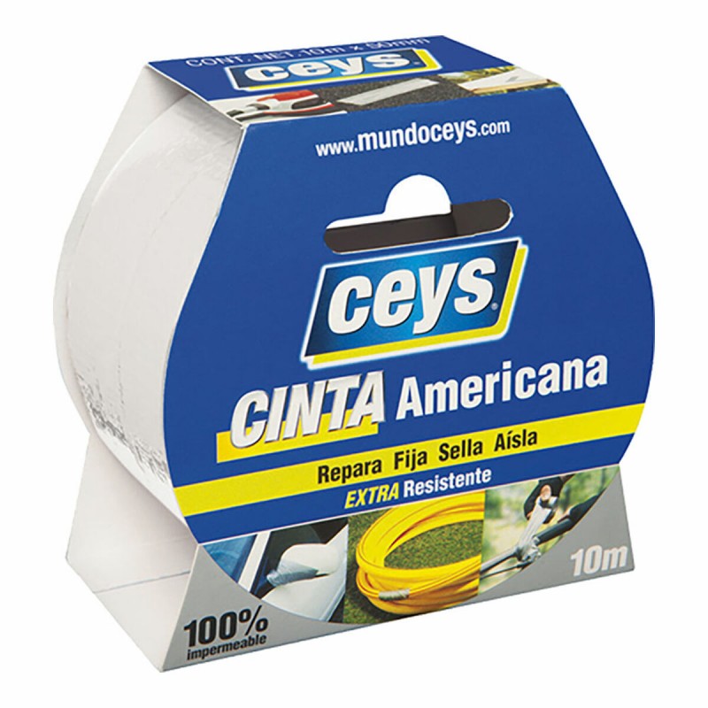 Cinta americana Ceys Blanco (10 m x...