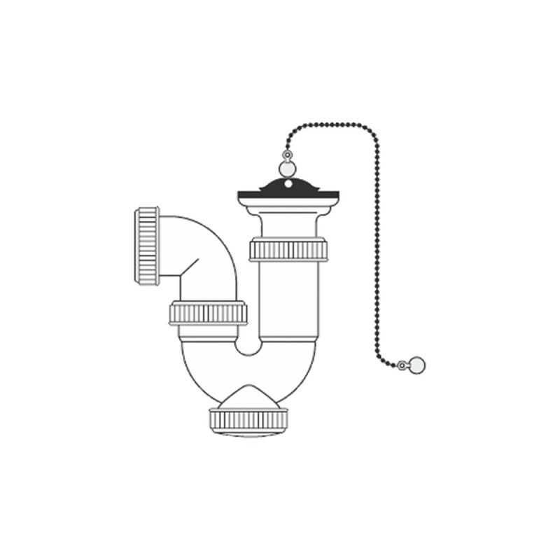 Washbasin Siphon Mirtak PVC