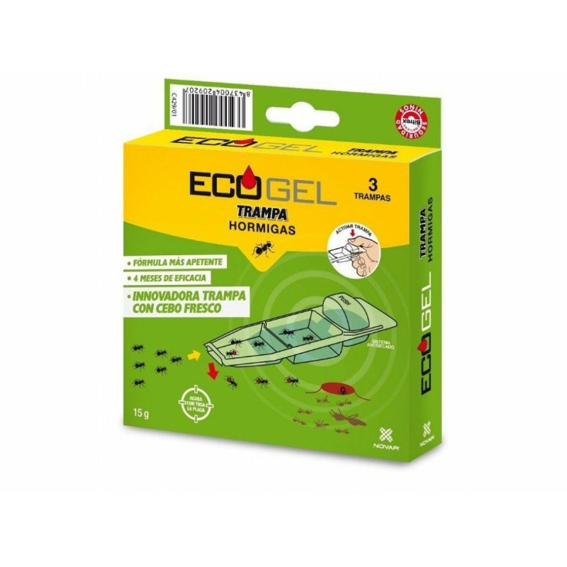 Insecticde Novar Ecogel 3 Pieces Ants...