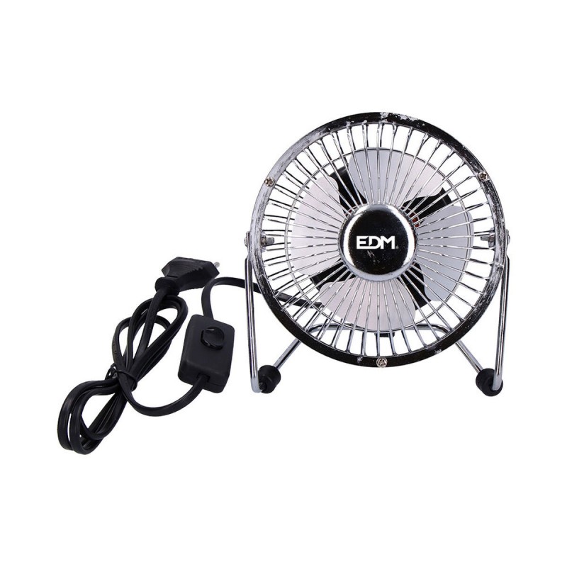 Table Fan EDM industrial Mini Silver...