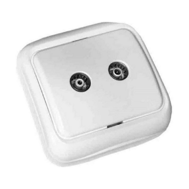 Antenna socket EDM Spa White Surface