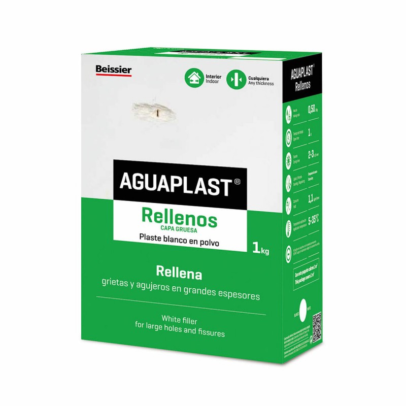 Gesso in polvere Aguaplast Bianco 1 kg