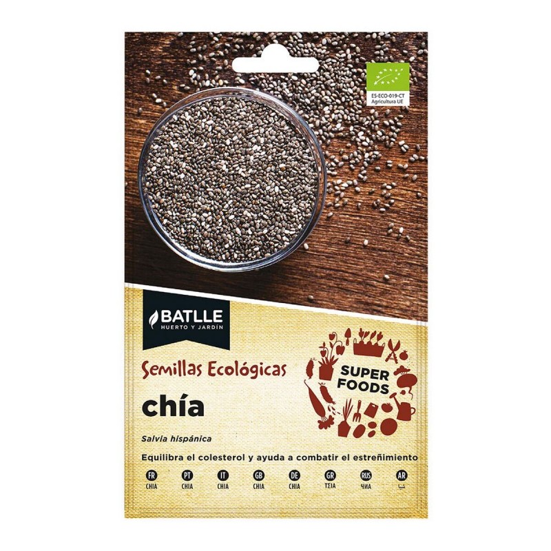 Samen Batlle Super Foods Ökologisch Chia