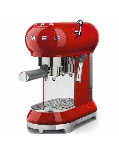 Cafetière express Smeg ECF01RDEU Rouge