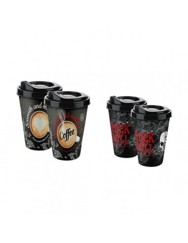 Taza con Tapa Titiz 3D 400 ml