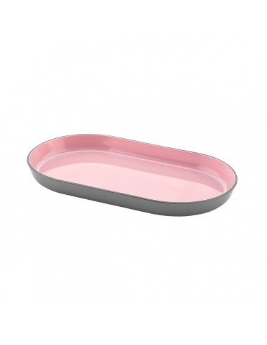 Plateau Inde Mélamine Rose/Gris 28 x...