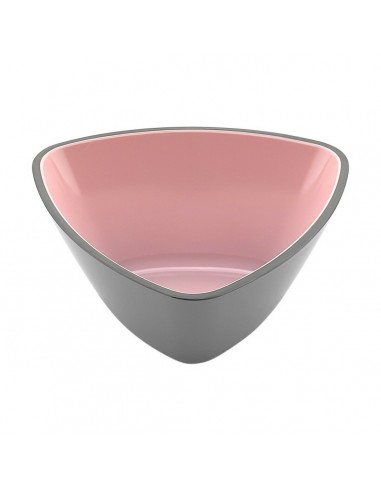 Bowl Melamin Triangular Pink/Grey 10...