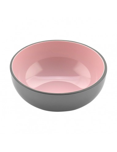 Bowl Inde Melamin Pink/Grey 10 x 3,5 cm