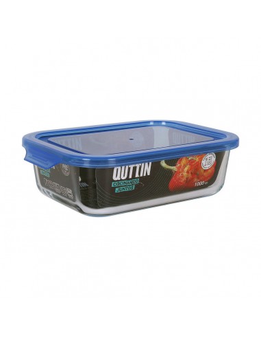 Lunchbox Quttin   rechteckig Blau...