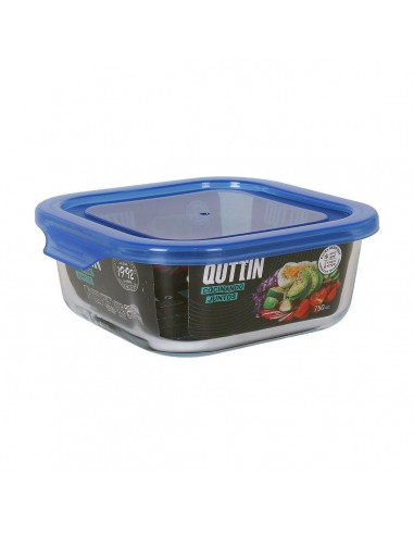 Lunchbox Quttin   Blau karriert 750...