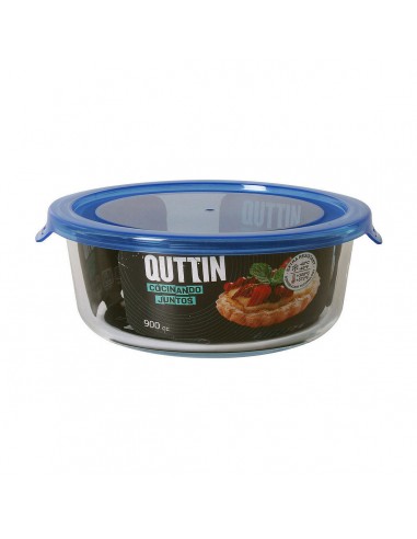 Lunchbox Quttin   Rond Blauw 900 ml...