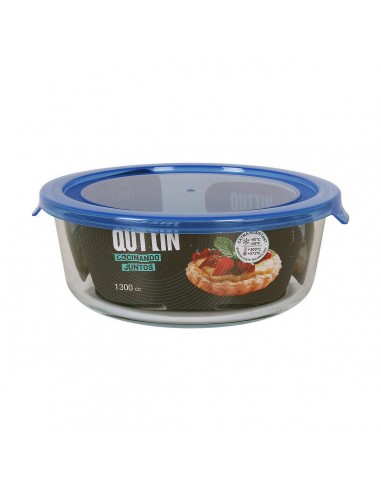 Lunchbox Quttin   Rond Blauw 1,3 L (Ø...