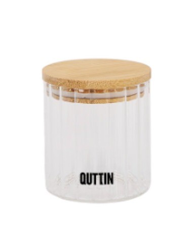 Transparent Glass Jar Quttin    9 x...