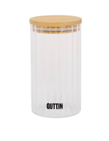 Transparent Glass Jar Quttin    9 x...