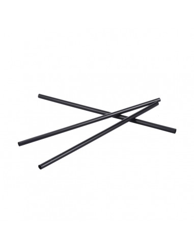 Reusable Straws Algon Black Plastic...