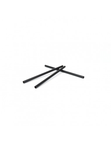 Reusable Straws Algon Black Plastic...