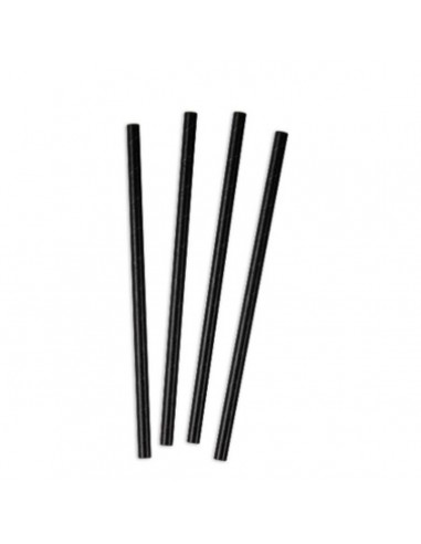 Straws Algon Black Cardboard 19,7 x...